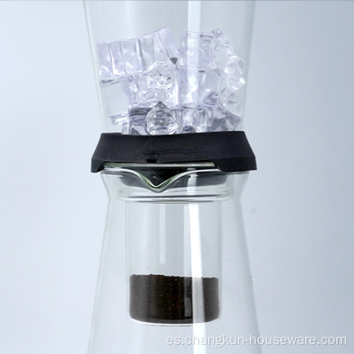 Cafetera fría helada por goteo de mano de vidrio de 400 ml